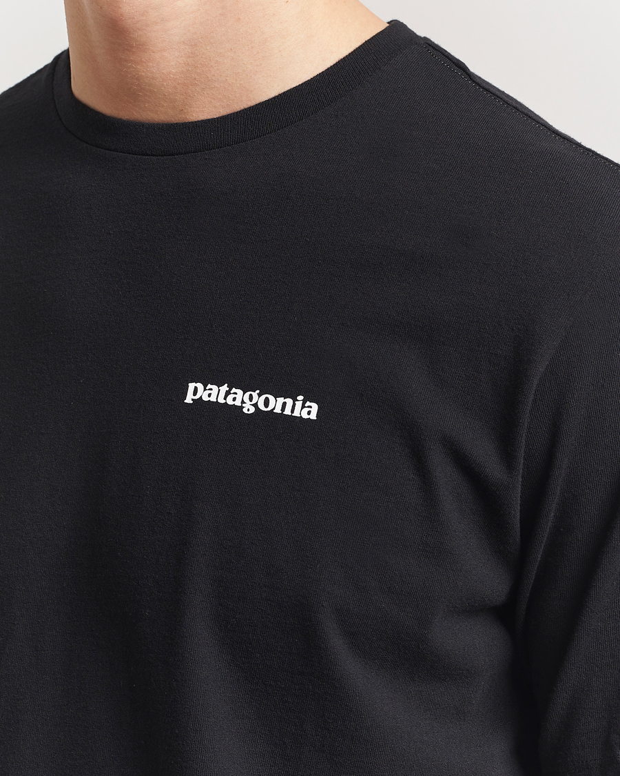 Homme | T-shirts | Patagonia | P-6 Logo T-Shirt Black