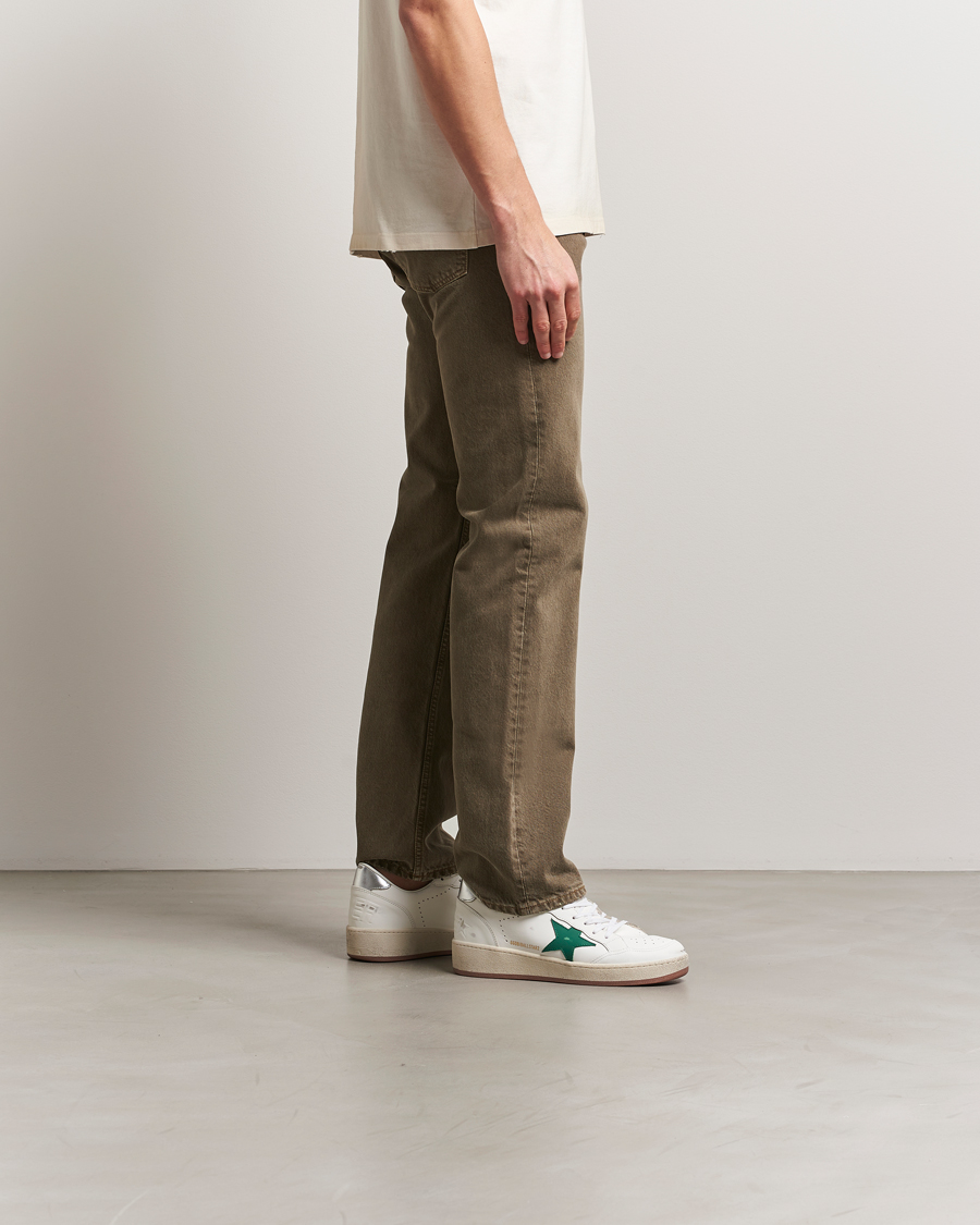 Homme | Golden Goose Ball Star 2 Sneakers White/Green | Golden Goose | Ball Star 2 Sneakers White/Green