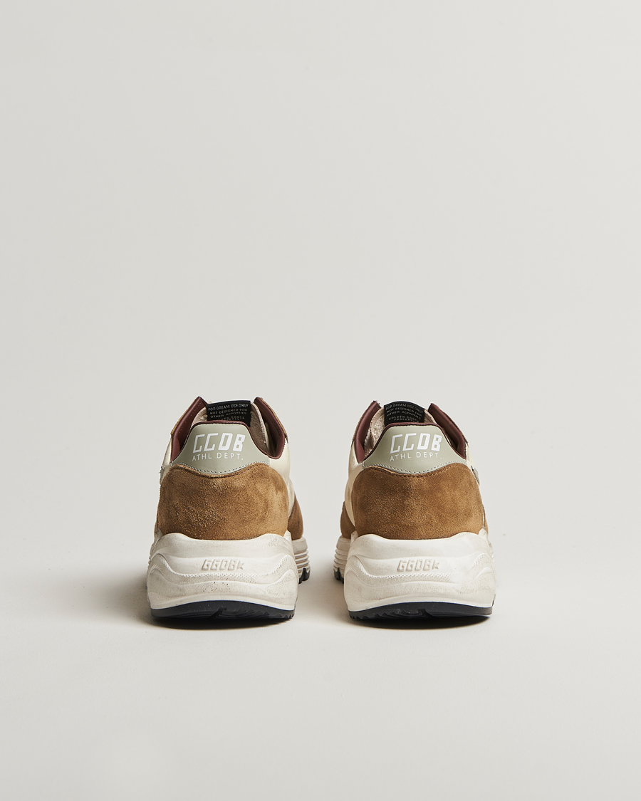 Homme | Golden Goose Running Sole Sneakers White/Brown | Golden Goose | Running Sole Sneakers White/Brown