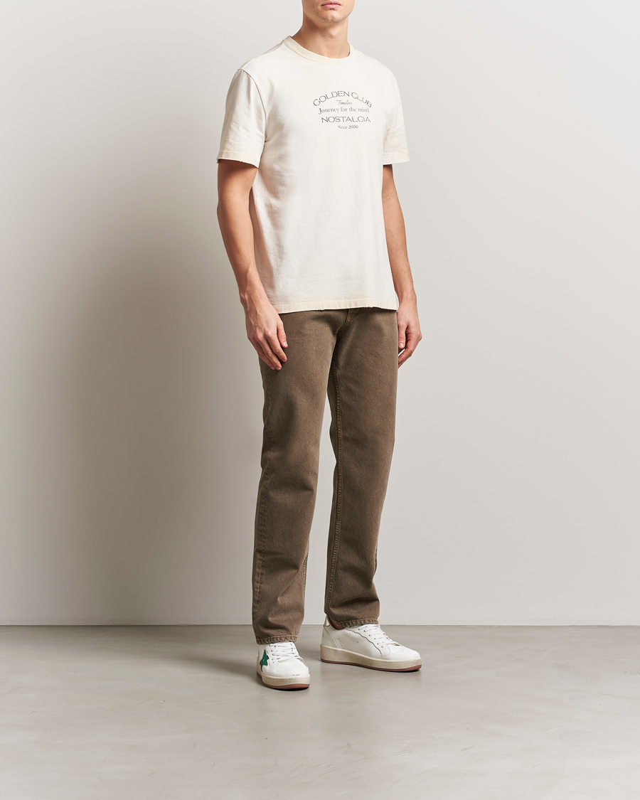Homme | T-shirts | Golden Goose | Short Sleeve Journey T-Shirt Heritage White