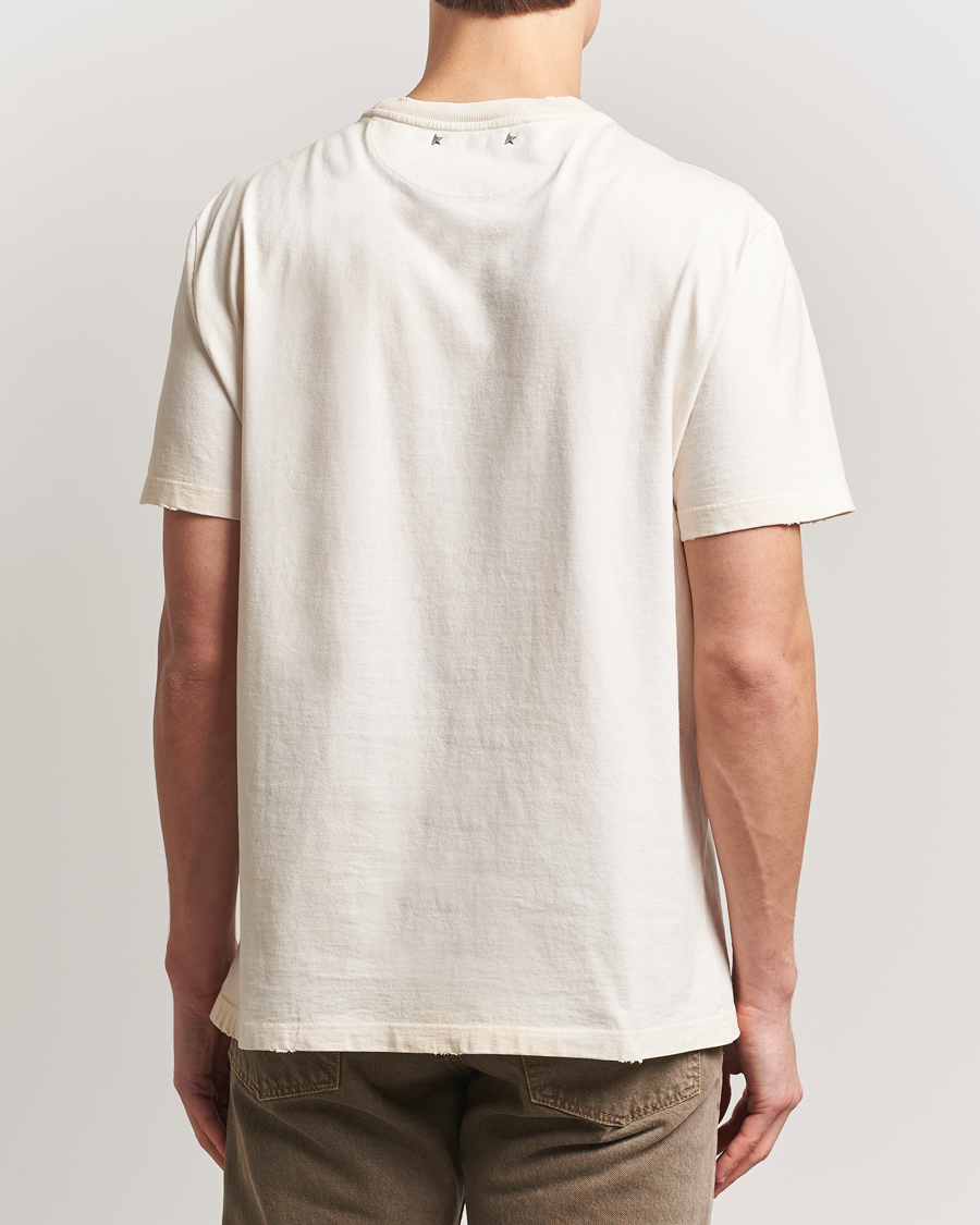 Homme | T-shirts | Golden Goose | Short Sleeve Journey T-Shirt Heritage White