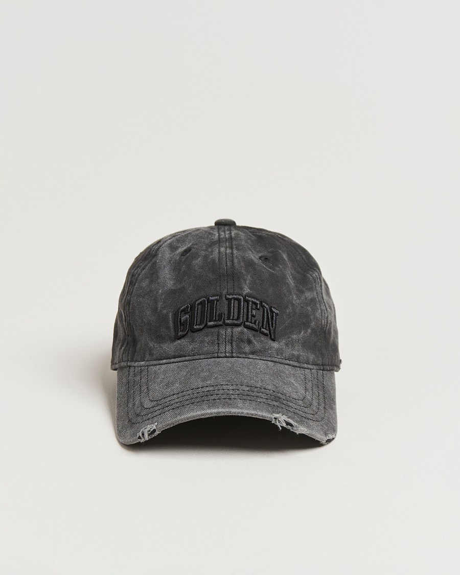 Homme | Golden Goose Cotton Twill Baseball Cap Anthracite | Golden Goose | Cotton Twill Baseball Cap Anthracite