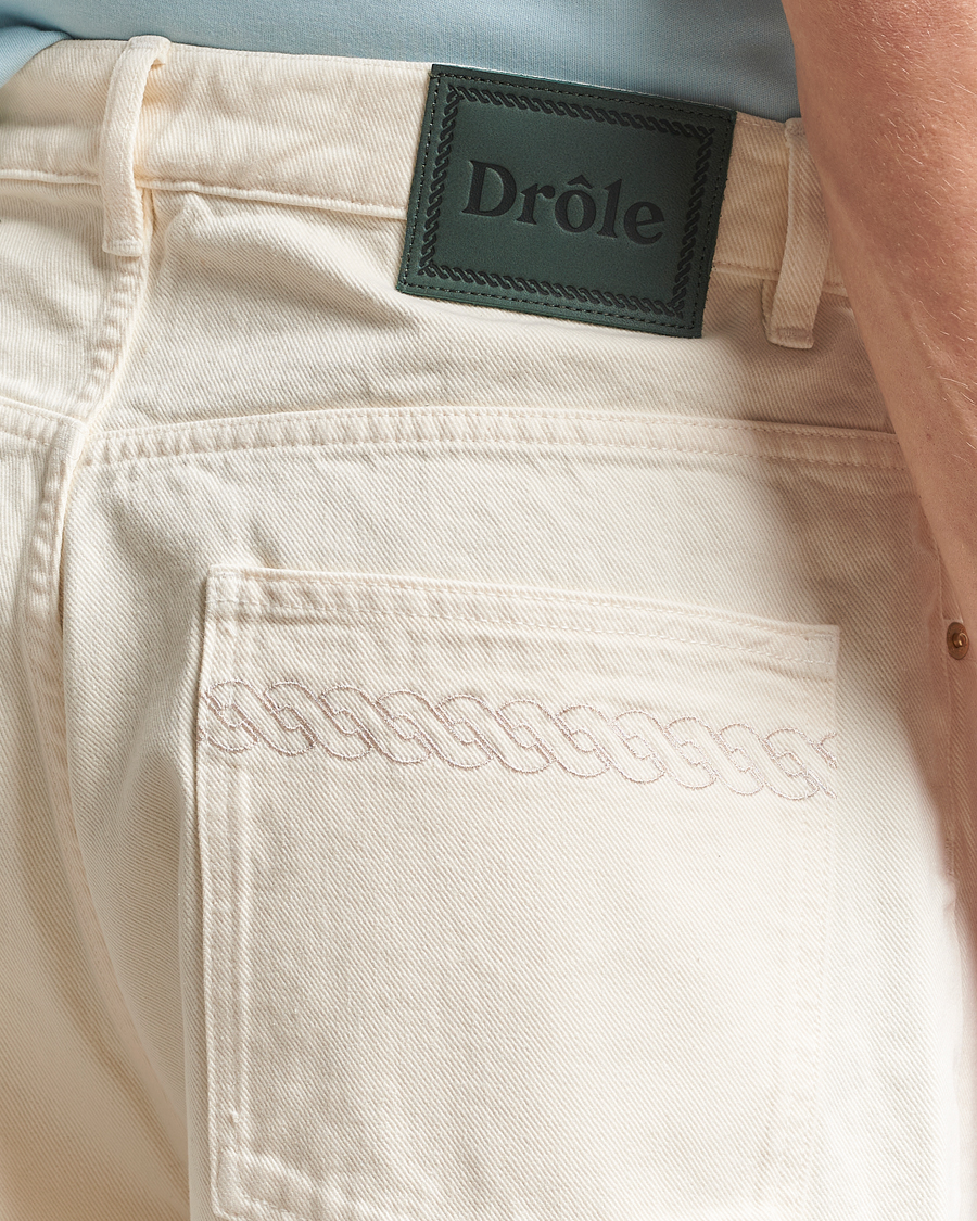 Homme | Jeans | Drôle de Monsieur | Wide Fit Jeans Off White