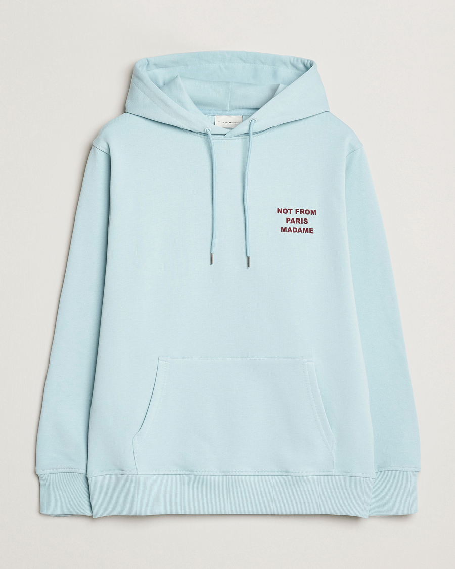 Homme | Pulls Et Tricots | Drôle de Monsieur | Slogan Hoodie Light Blue