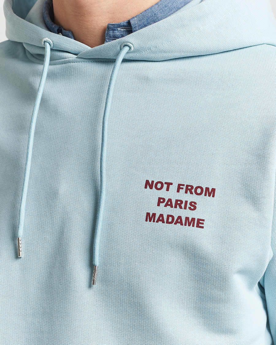 Homme | Pulls Et Tricots | Drôle de Monsieur | Slogan Hoodie Light Blue