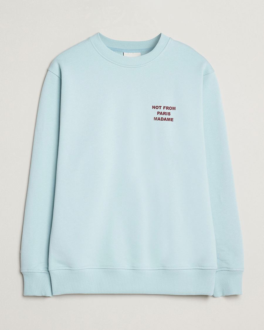 Homme | Pulls Et Tricots | Drôle de Monsieur | Slogan Sweatshirt Light Blue