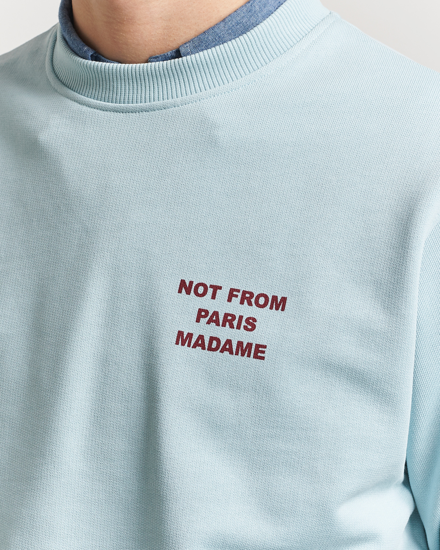 Homme | Pulls Et Tricots | Drôle de Monsieur | Slogan Sweatshirt Light Blue