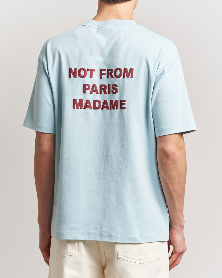 Homme | T-shirts | Drôle de Monsieur | Slogan T-Shirt Light Blue