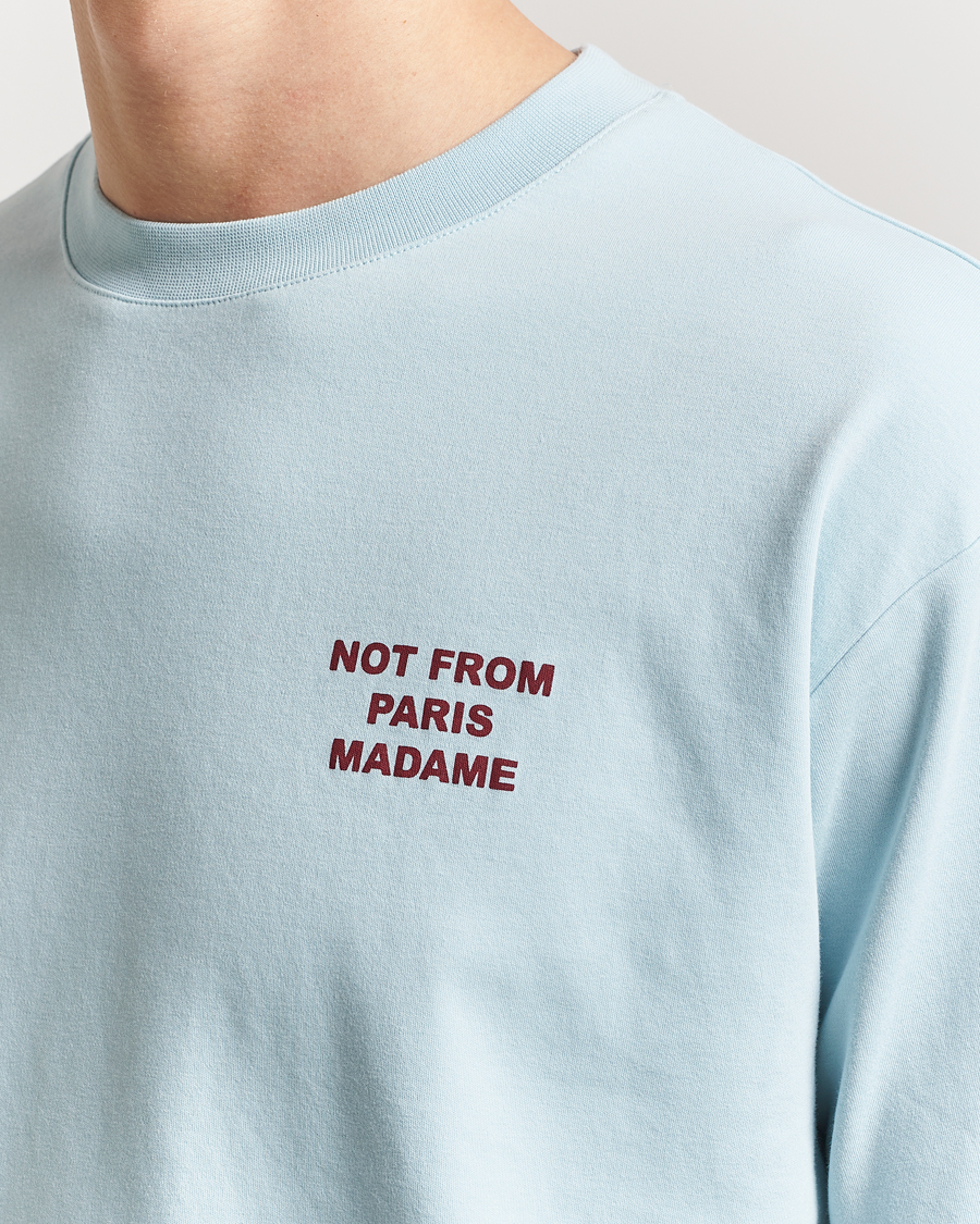 Homme | T-shirts | Drôle de Monsieur | Slogan T-Shirt Light Blue