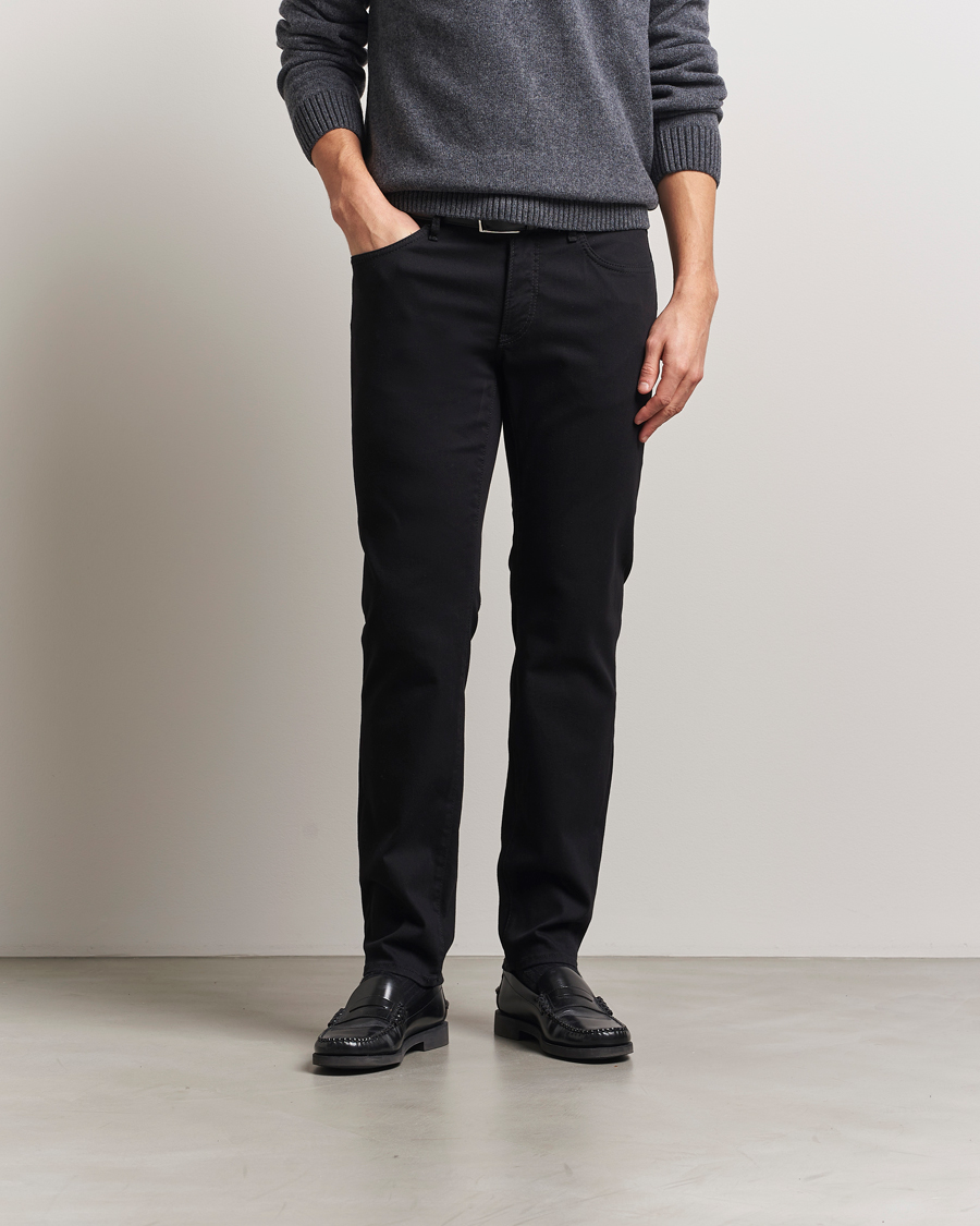 Homme | Pantalons | Brax | Chuck Hi-Flex Denim Perma Black