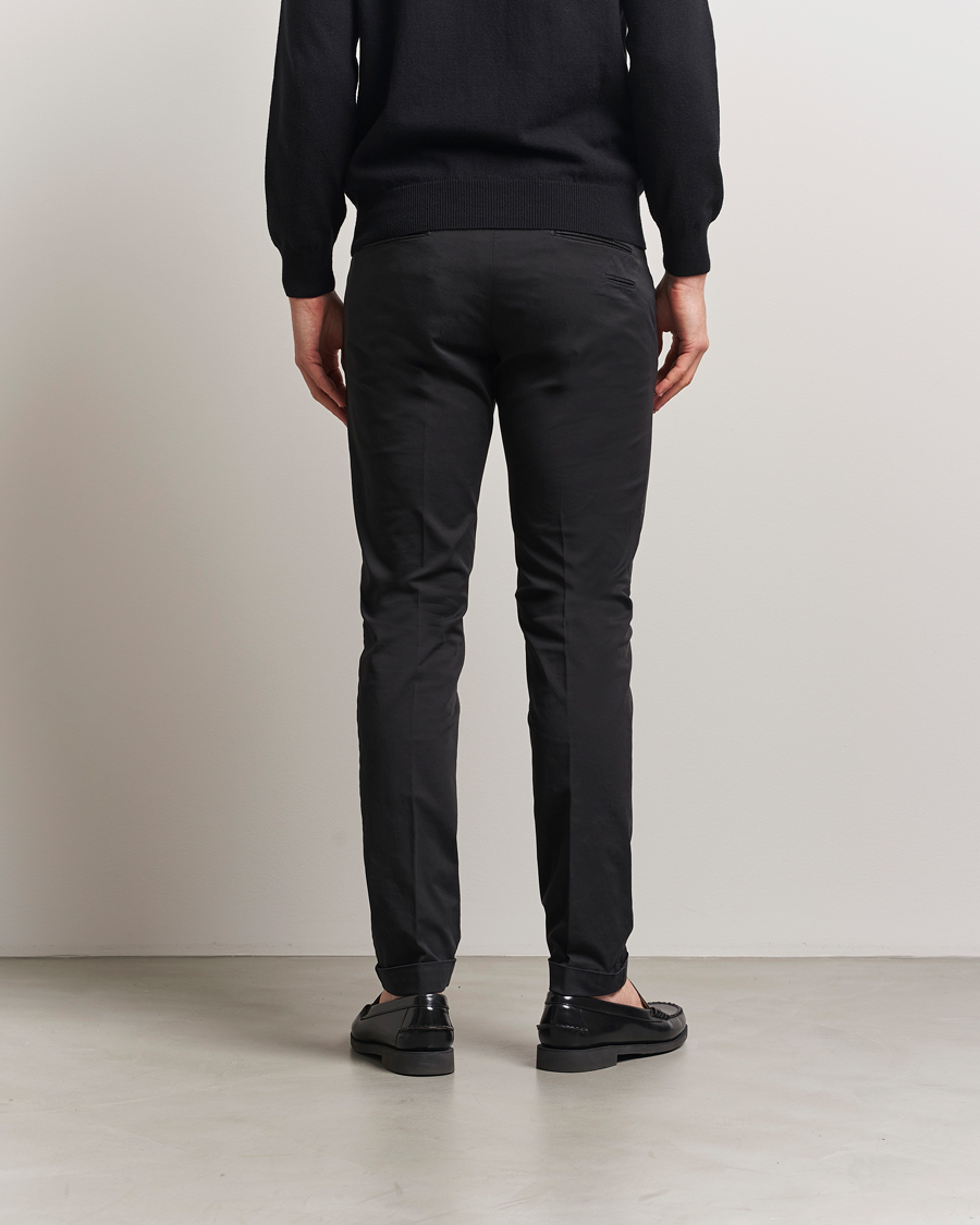 Homme | Pantalons | Briglia 1949 | Slim Fit Cotton Chinos Black