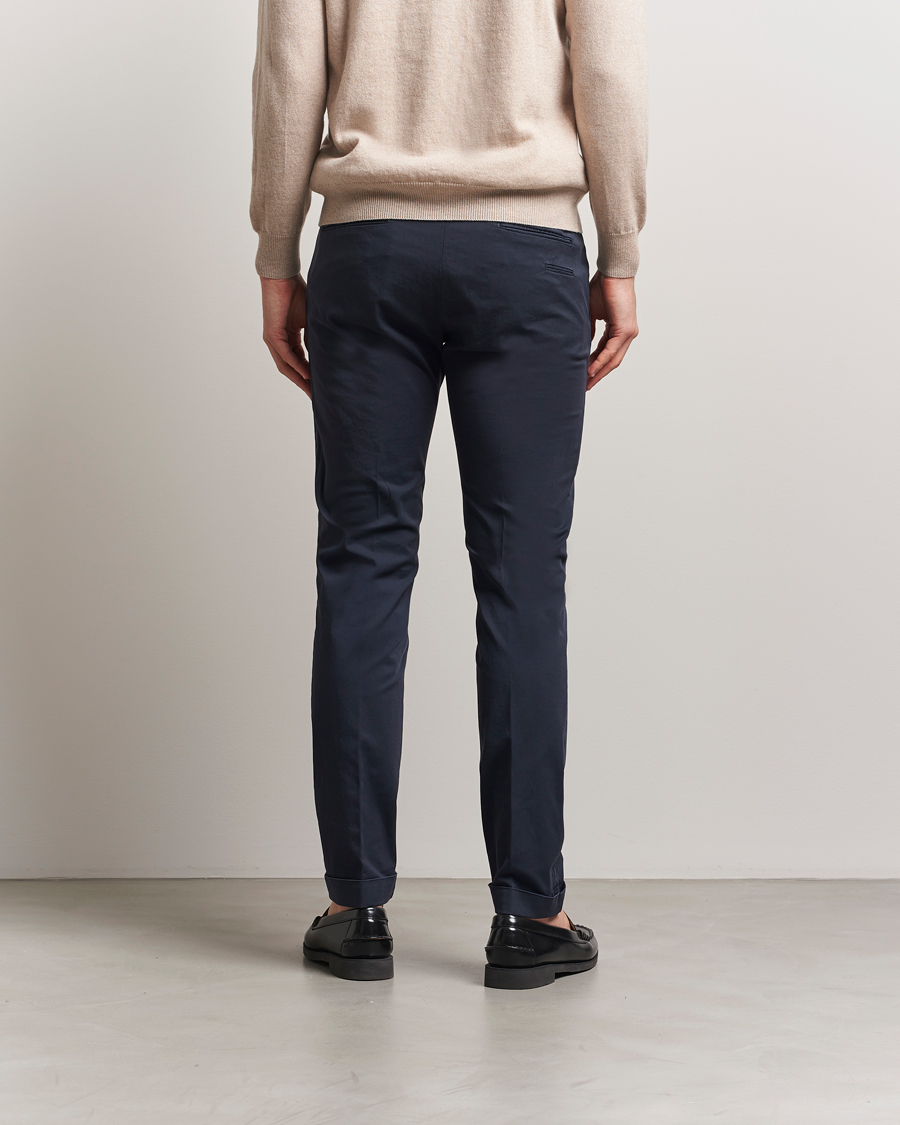 Homme | Pantalons | Briglia 1949 | Slim Fit Cotton Chinos Navy