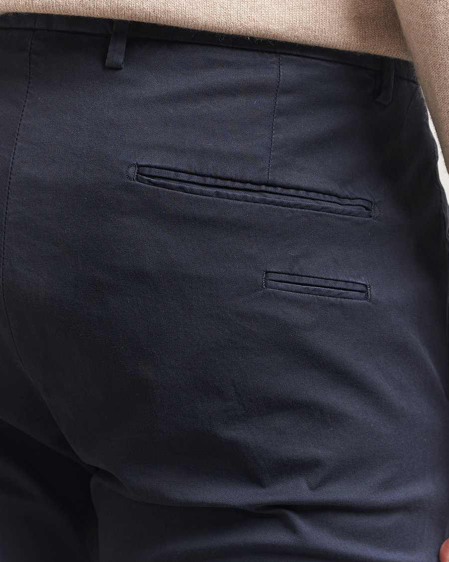 Homme | Pantalons | Briglia 1949 | Slim Fit Cotton Chinos Navy