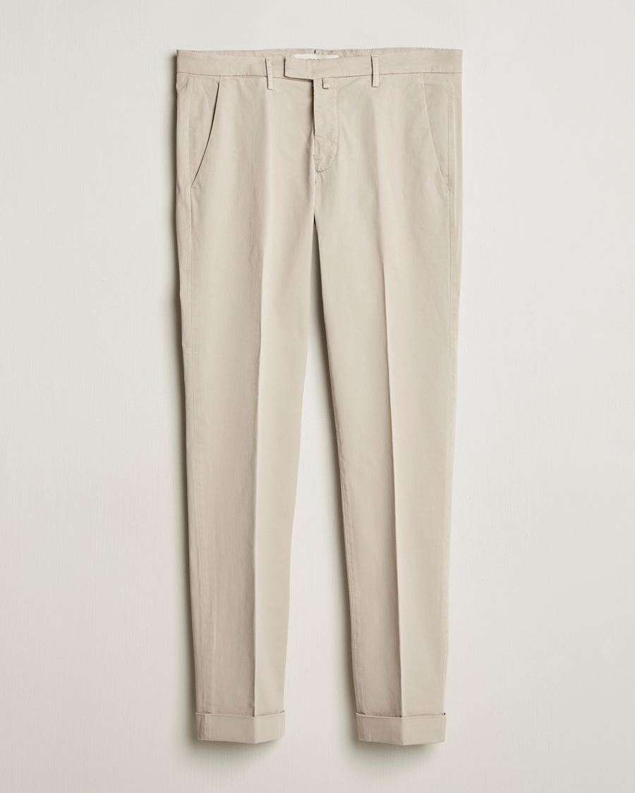 Homme | Pantalons | Briglia 1949 | Slim Fit Cotton Chinos Beige