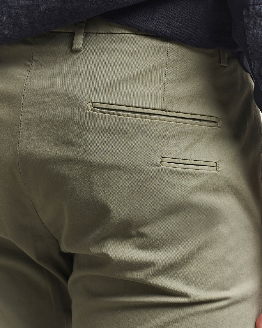 Homme | Pantalons | Briglia 1949 | Slim Fit Cotton Chinos Olive