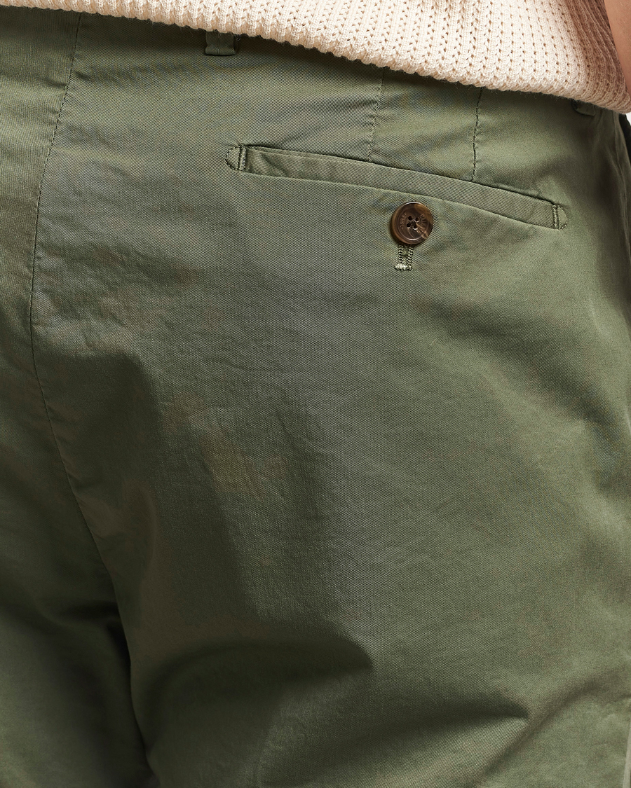 Homme | Shorts | Briglia 1949 | Pleated Cotton Shorts Olive