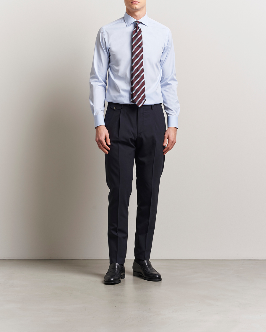 Homme | Chemises | Brioni | Classic Dress Shirt Light Blue