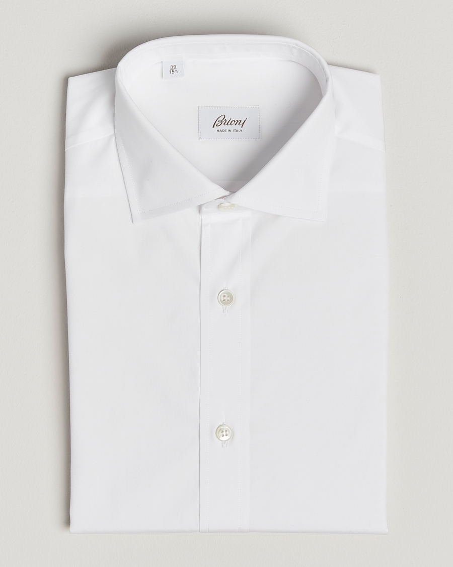 Homme | Chemises | Brioni | Slim Fit Dress Shirt White