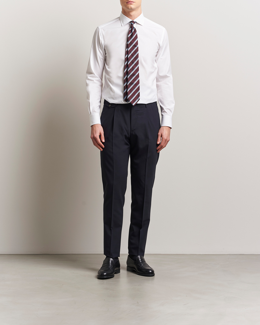 Homme | Chemises | Brioni | Slim Fit Dress Shirt White