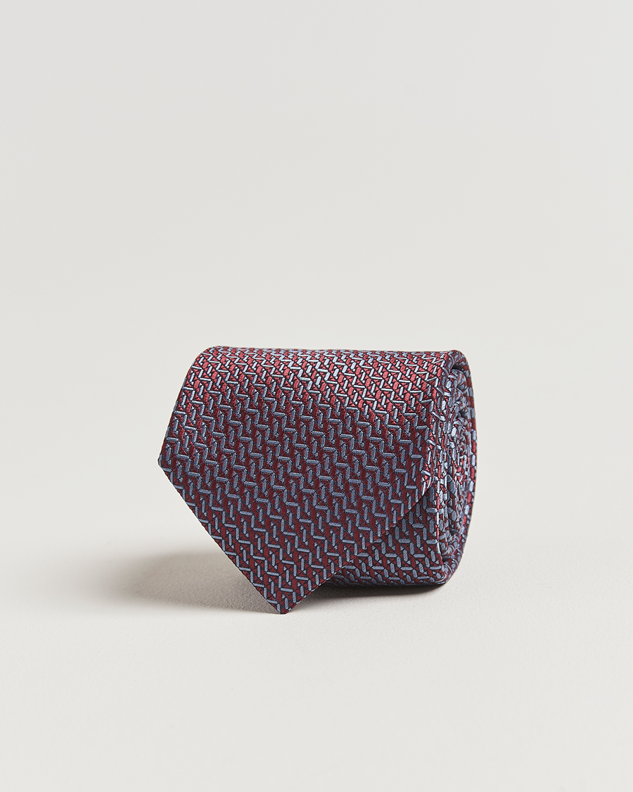 Homme | Brioni Degrade Silk Tie Burgundy | Brioni | Degrade Silk Tie Burgundy