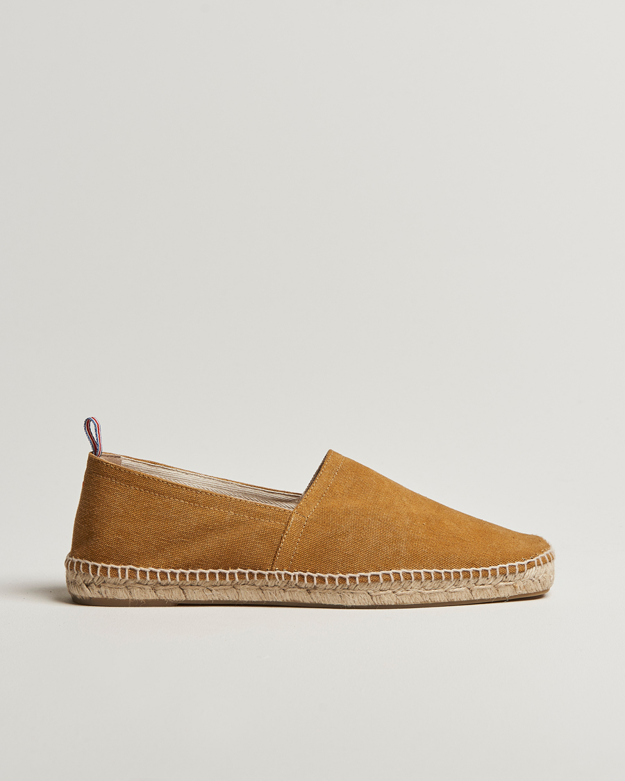 Homme | Castañer Pablo Washed Canvas Espadrilles Ambar | Castañer | Pablo Washed Canvas Espadrilles Ambar