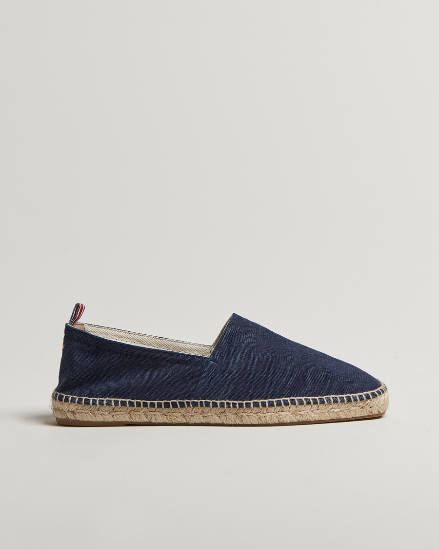 Homme | Espadrilles | Castañer | Pablo Washed Canvas Espadrilles Azul Marino