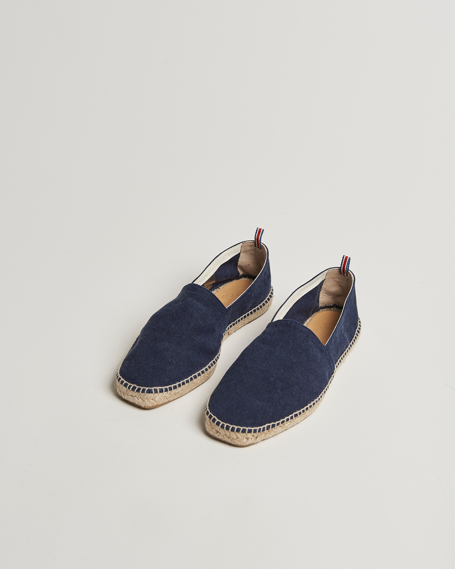 Homme | Espadrilles | Castañer | Pablo Washed Canvas Espadrilles Azul Marino