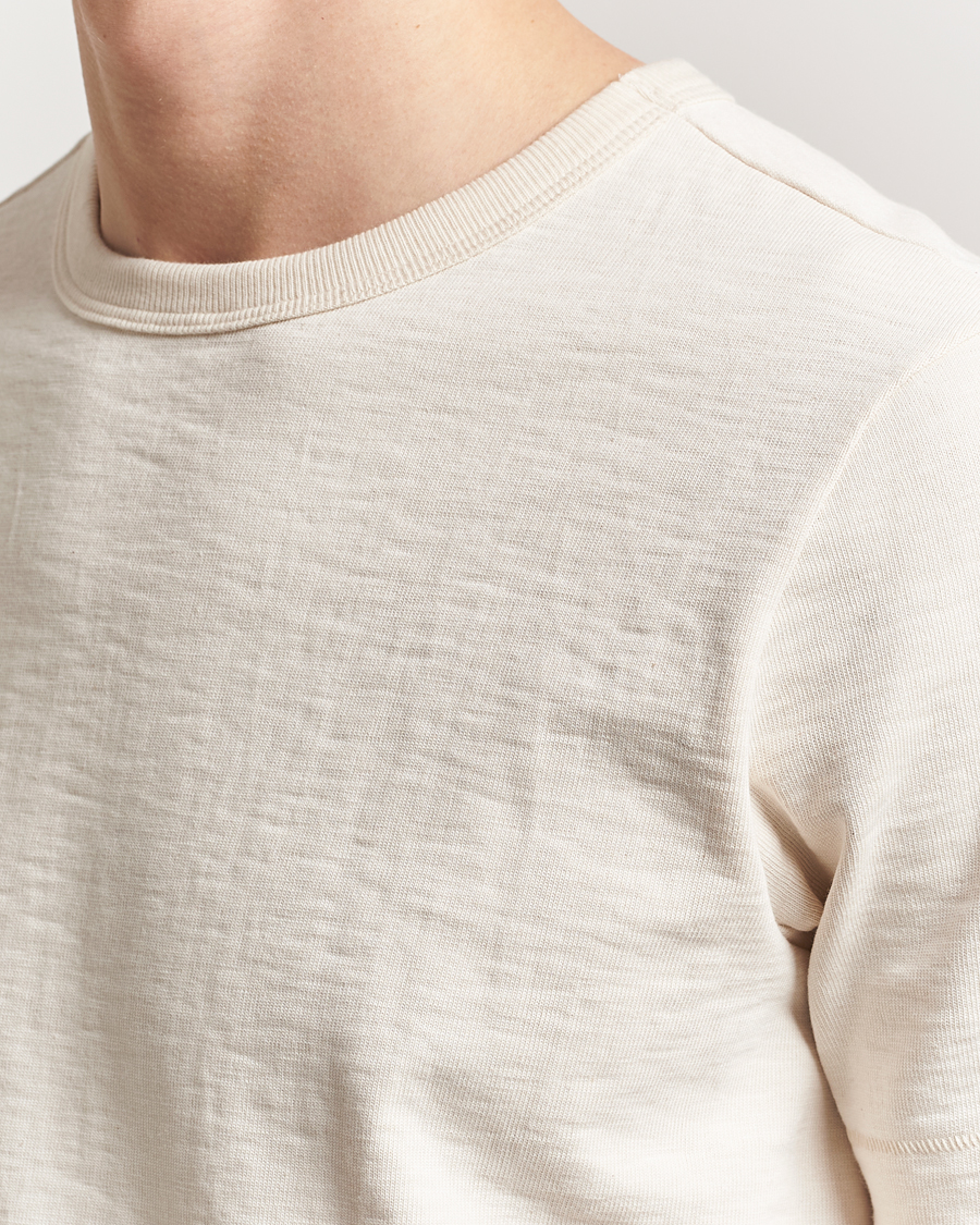 Homme | T-shirts | Merz b. Schwanen | Relaxed Fit Loopwheeled Heavy T-Shirt Nature