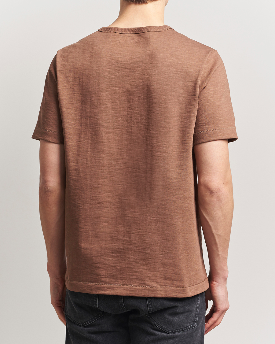 Homme | T-shirts | Merz b. Schwanen | Relaxed Loopwheeled Heavy T-Shirt Nut