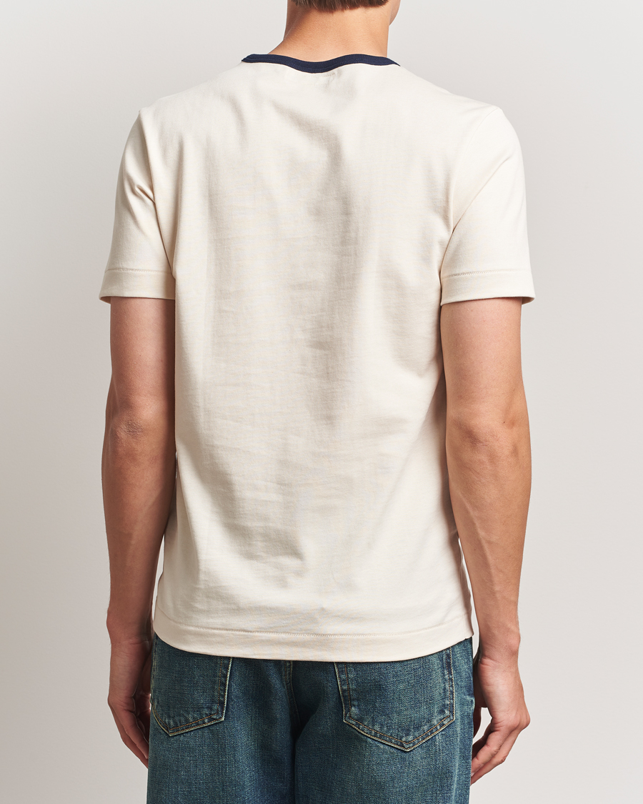 Homme | T-shirts | Merz b. Schwanen | Classic Fit T-Shirt Nature/Ink