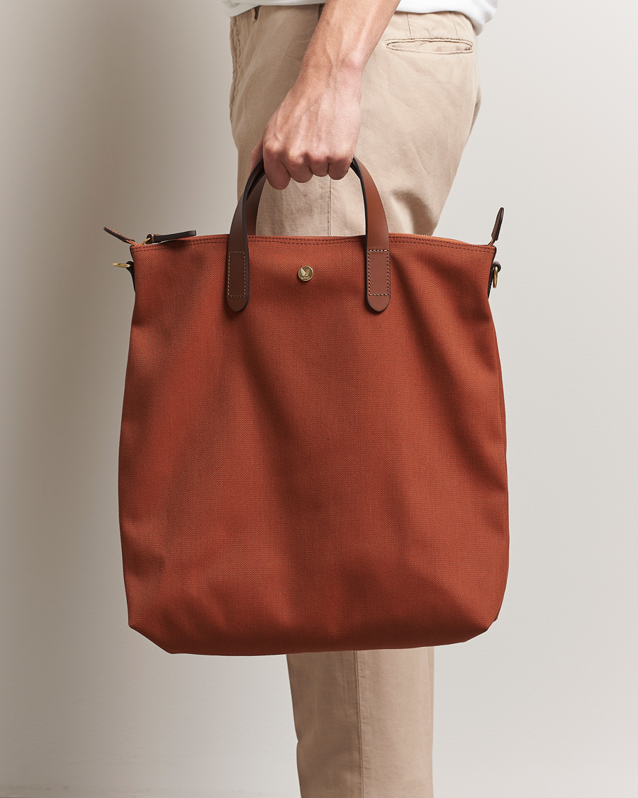 Homme | Mismo M/S Canvas Shopper Terracotta/Cuoio | Mismo | M/S Canvas Shopper Terracotta/Cuoio