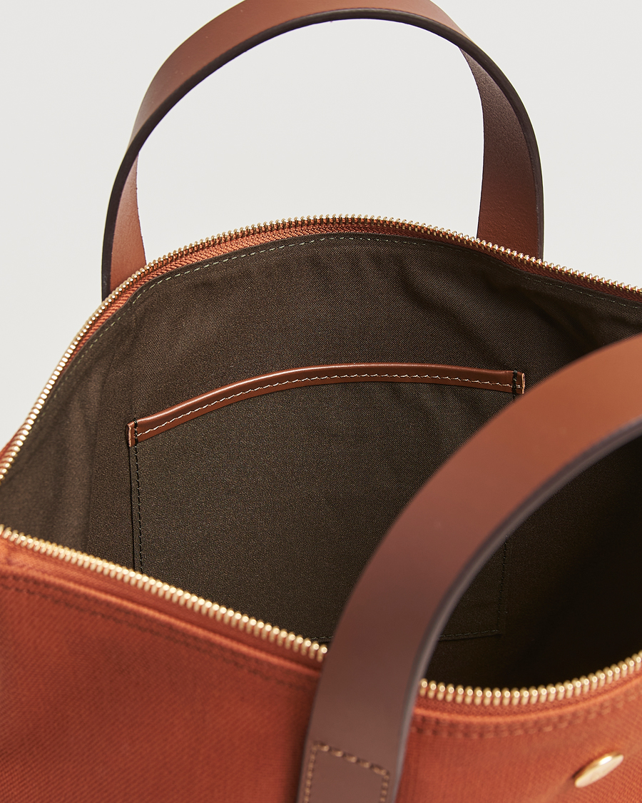 Homme | Mismo M/S Canvas Shopper Terracotta/Cuoio | Mismo | M/S Canvas Shopper Terracotta/Cuoio