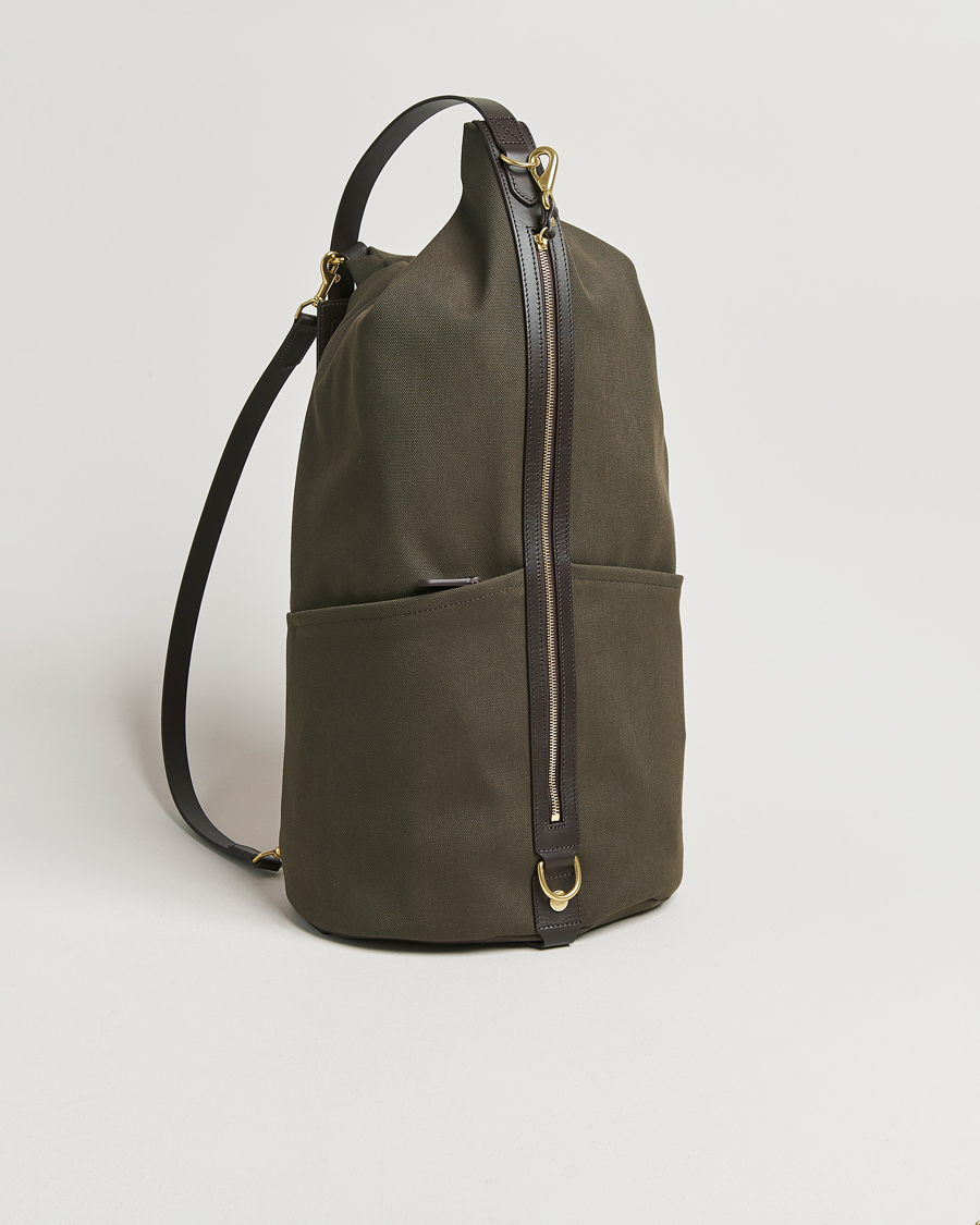 Homme | Sacs | Mismo | M/S Carpet Bag Army/Dark Brown