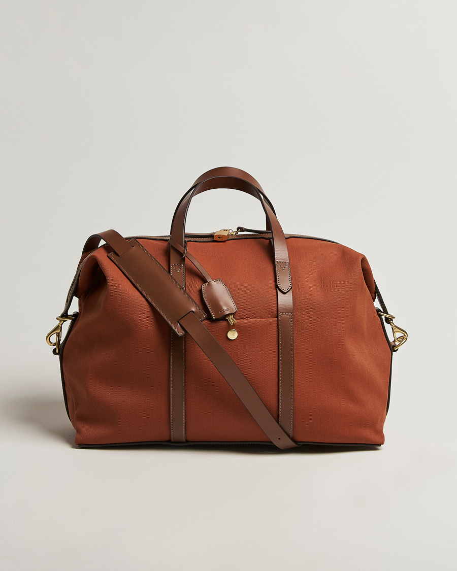 Homme | Mismo M/S Avail 48h Nylon Weekendbag Terracotta/Cuoio | Mismo | M/S Avail 48h Nylon Weekendbag Terracotta/Cuoio