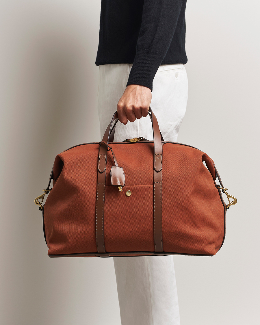 Homme | Mismo M/S Avail 48h Nylon Weekendbag Terracotta/Cuoio | Mismo | M/S Avail 48h Nylon Weekendbag Terracotta/Cuoio