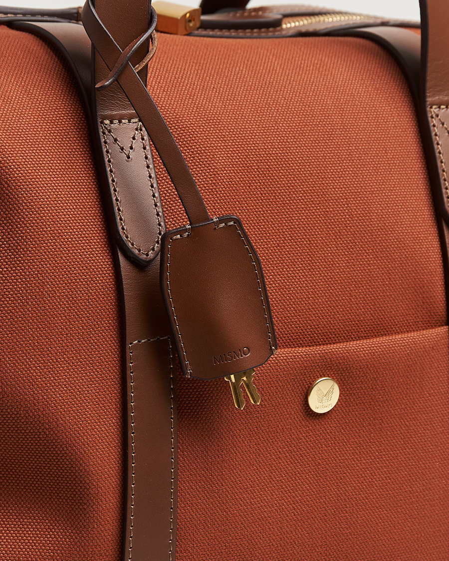 Homme | Mismo M/S Avail 48h Nylon Weekendbag Terracotta/Cuoio | Mismo | M/S Avail 48h Nylon Weekendbag Terracotta/Cuoio