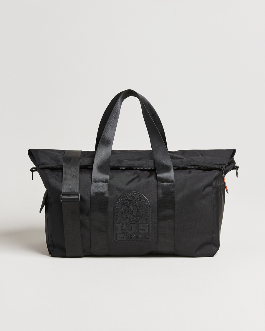 Homme | Parajumpers Nylon Canvas Weekender Bag Black | Parajumpers | Nylon Canvas Weekender Bag Black