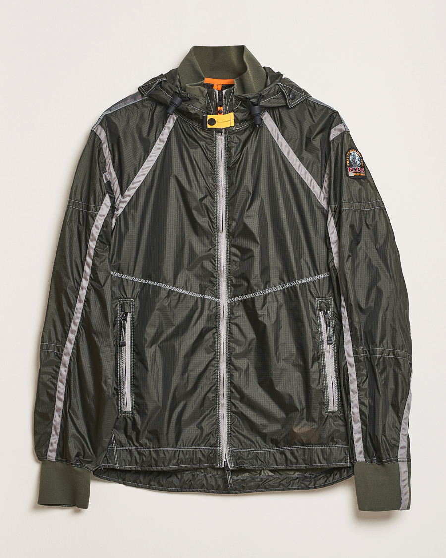 Homme | Manteaux Et Vestes | Parajumpers | Edge Nylon Double Ripstop Hooded Jacket Thyme Green