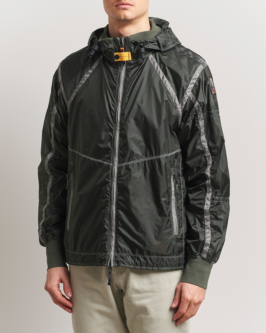Homme | Manteaux Et Vestes | Parajumpers | Edge Nylon Double Ripstop Hooded Jacket Thyme Green