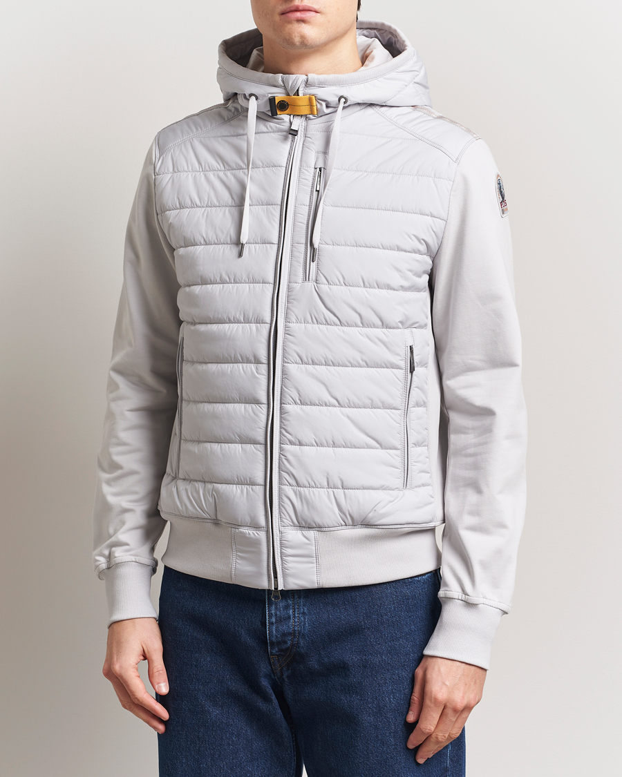Homme | Manteaux Et Vestes | Parajumpers | Ivor Hybrid Hooded Jacket Ghiaccio