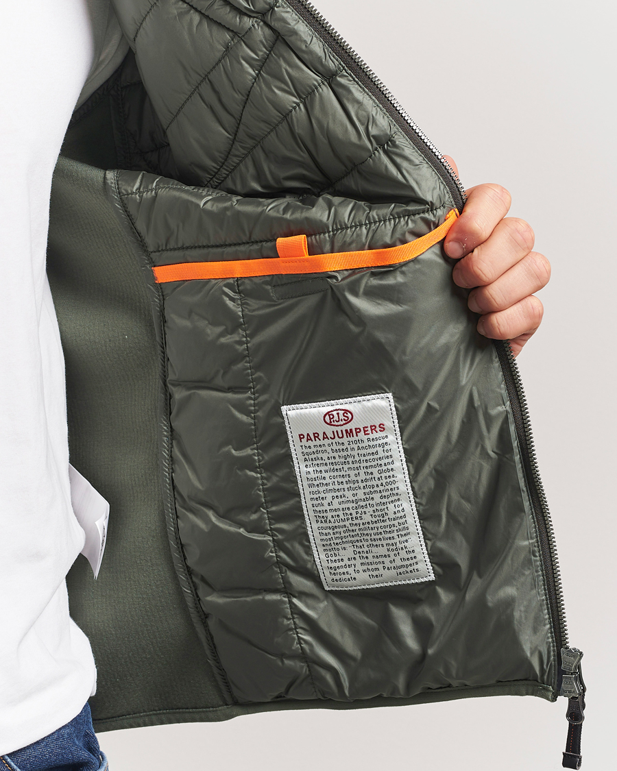 Homme | Manteaux Et Vestes | Parajumpers | Jayden Mesh Hybrid Jacket Thyme Green