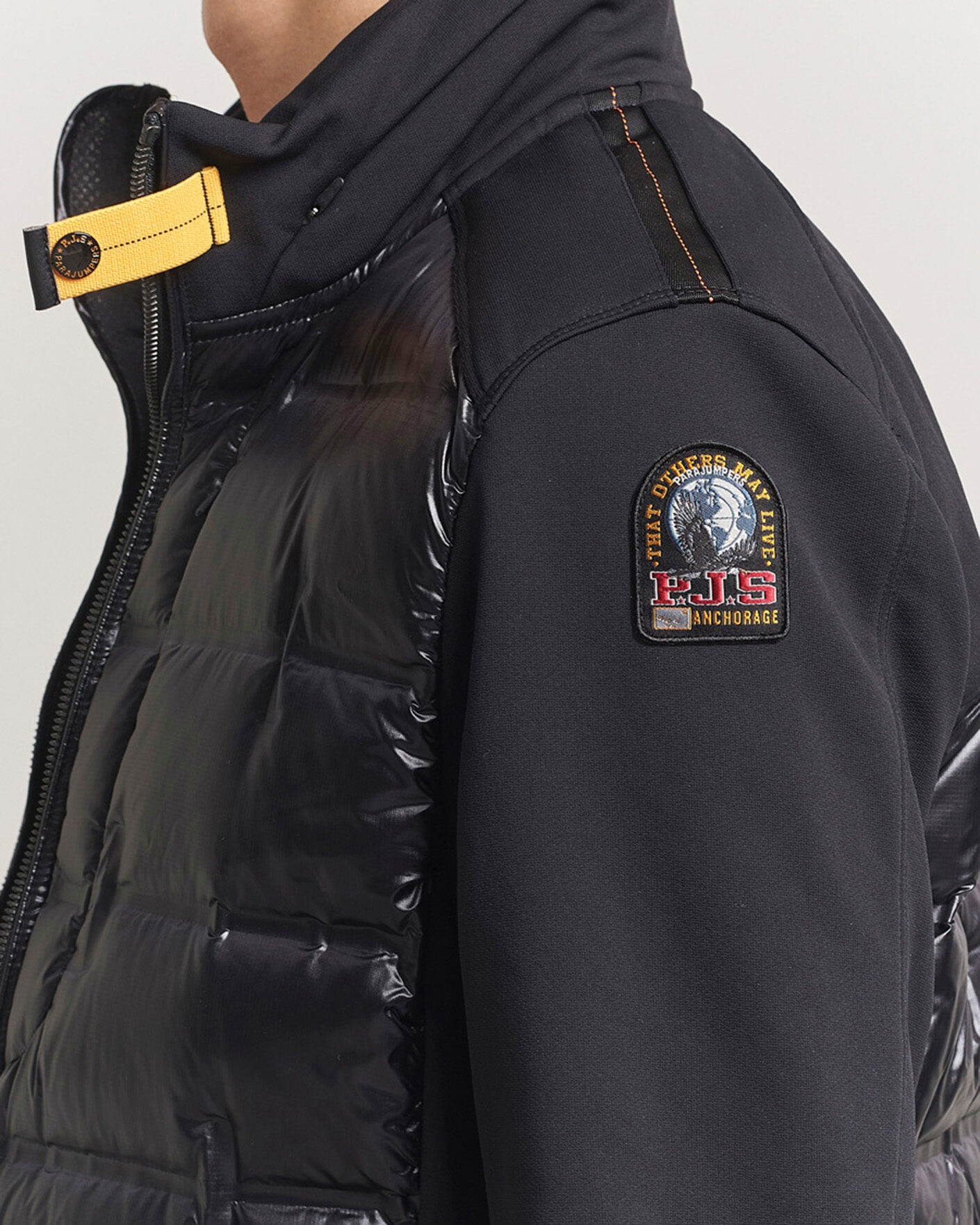 Homme | Manteaux Et Vestes | Parajumpers | Matty Techno Hybrid Jacket Black