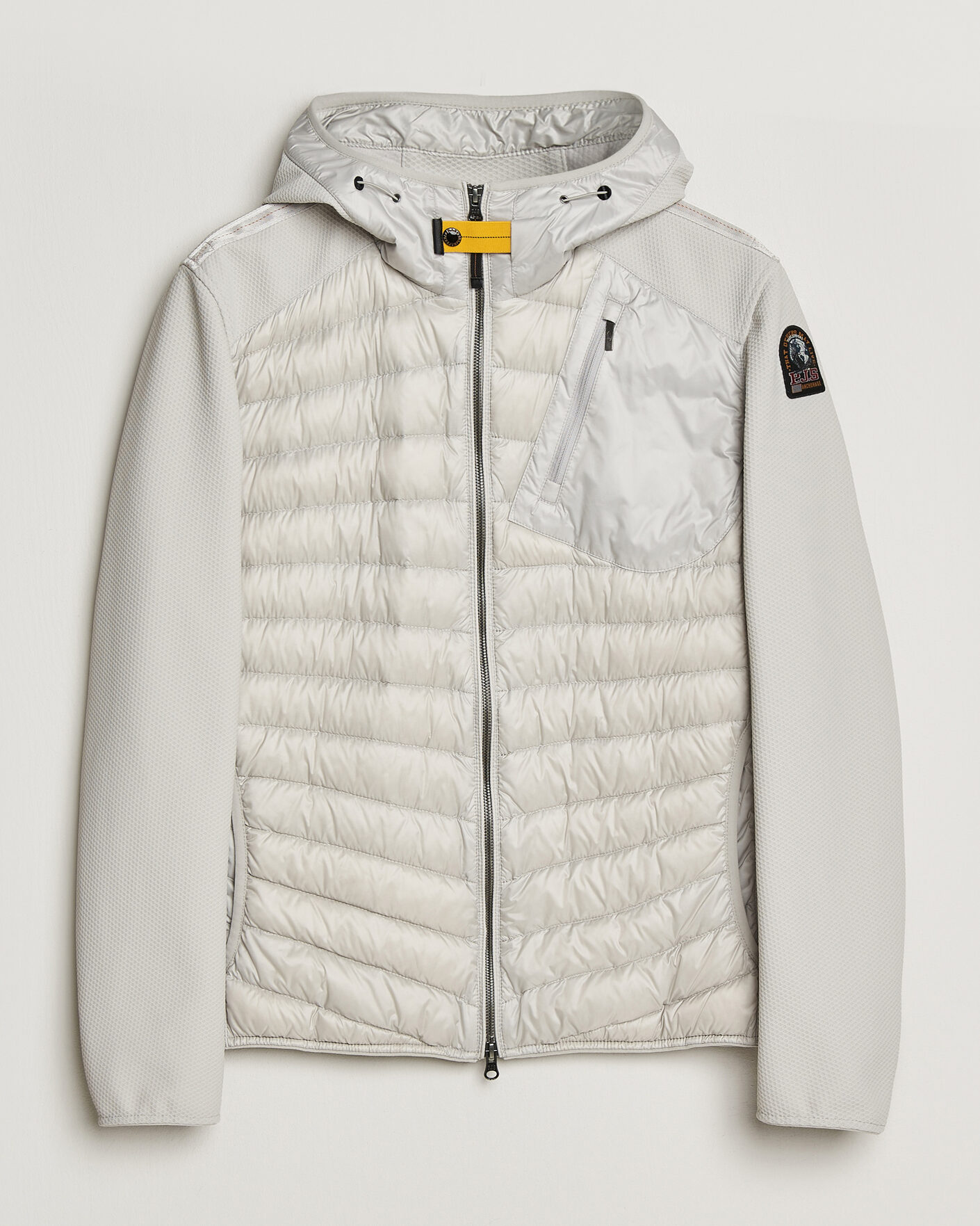 Homme | Manteaux Et Vestes | Parajumpers | Nolan Mesh Hooded Hybrid Ghiaccio
