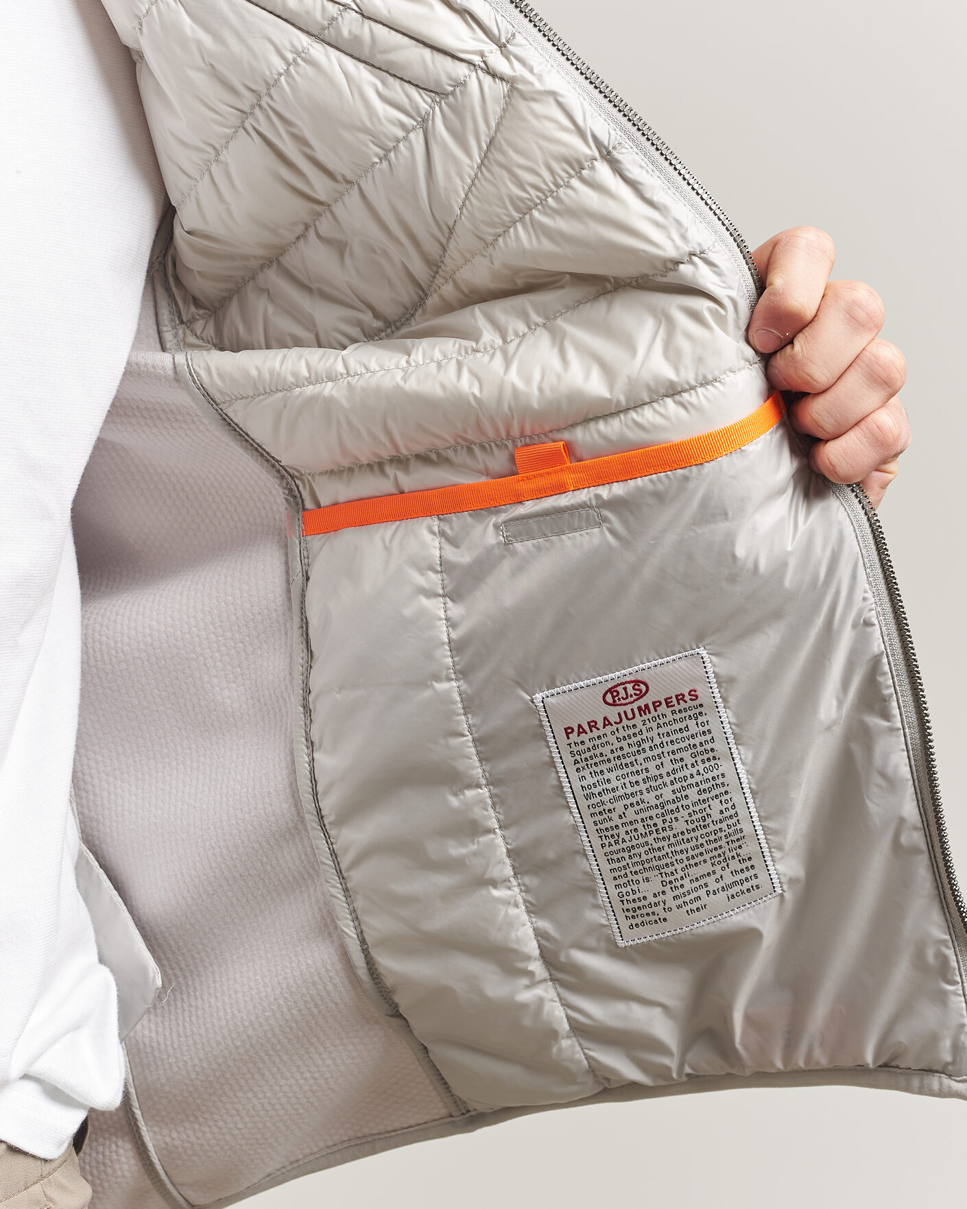 Homme | Manteaux Et Vestes | Parajumpers | Nolan Mesh Hooded Hybrid Ghiaccio