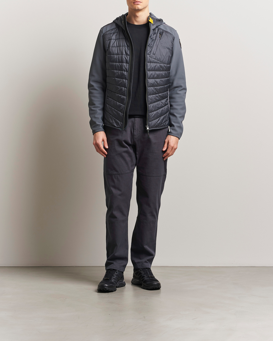Homme | Manteaux Et Vestes | Parajumpers | Nolan Mesh Hooded Hybrid Gargoyle
