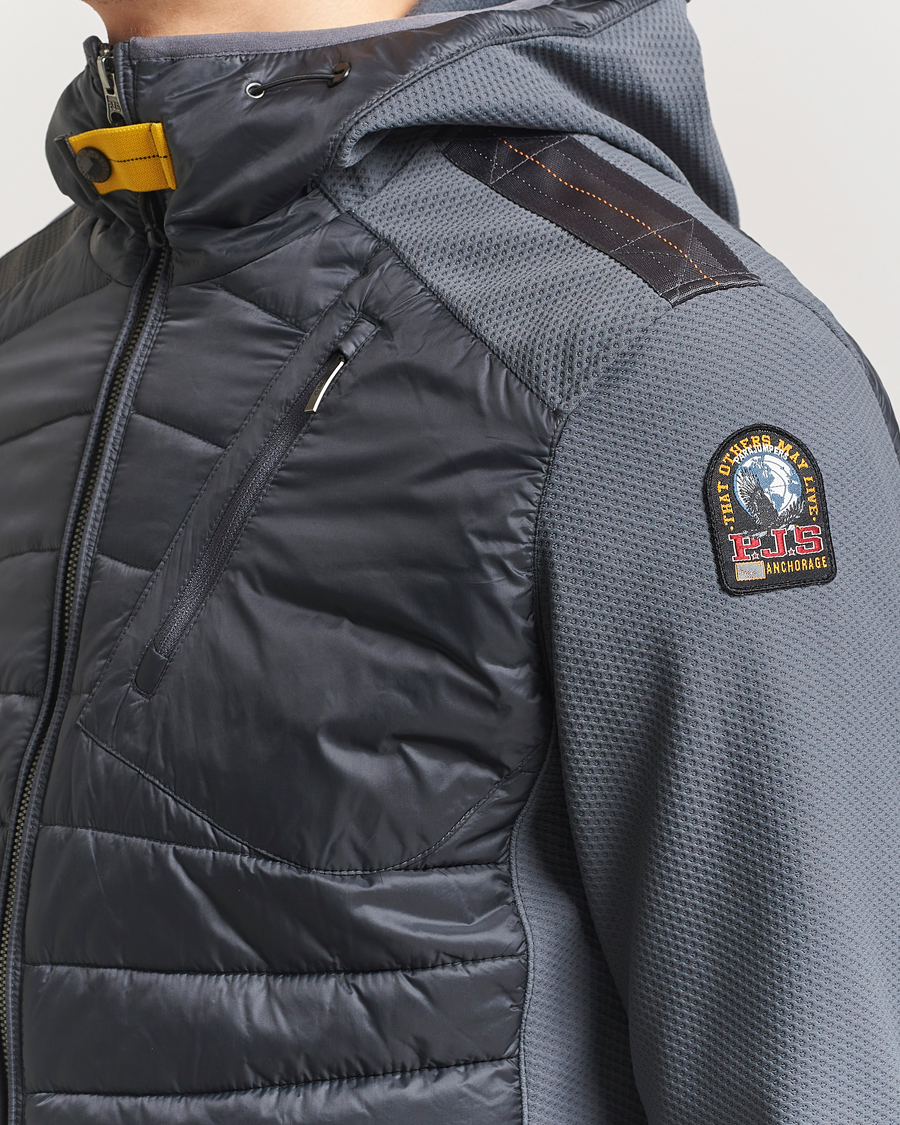 Homme | Manteaux Et Vestes | Parajumpers | Nolan Mesh Hooded Hybrid Gargoyle