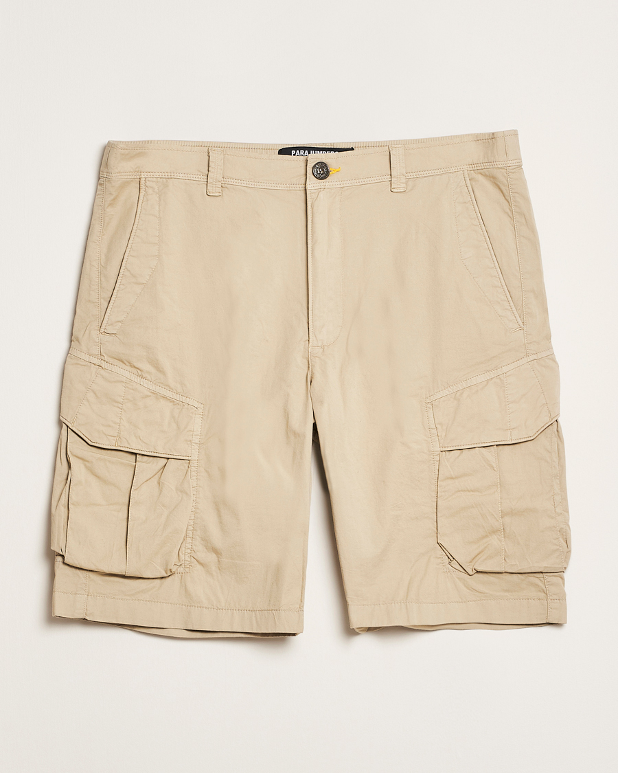 Homme | Shorts | Parajumpers | Edmund Garment Dyed Twill Cargo Shorts Asparagus