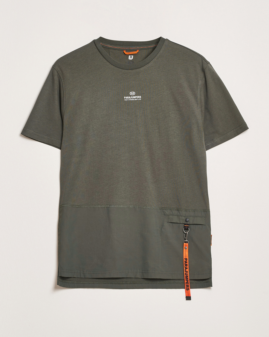 Homme | T-shirts | Parajumpers | Clint Rescue T-Shirt Kombu Green