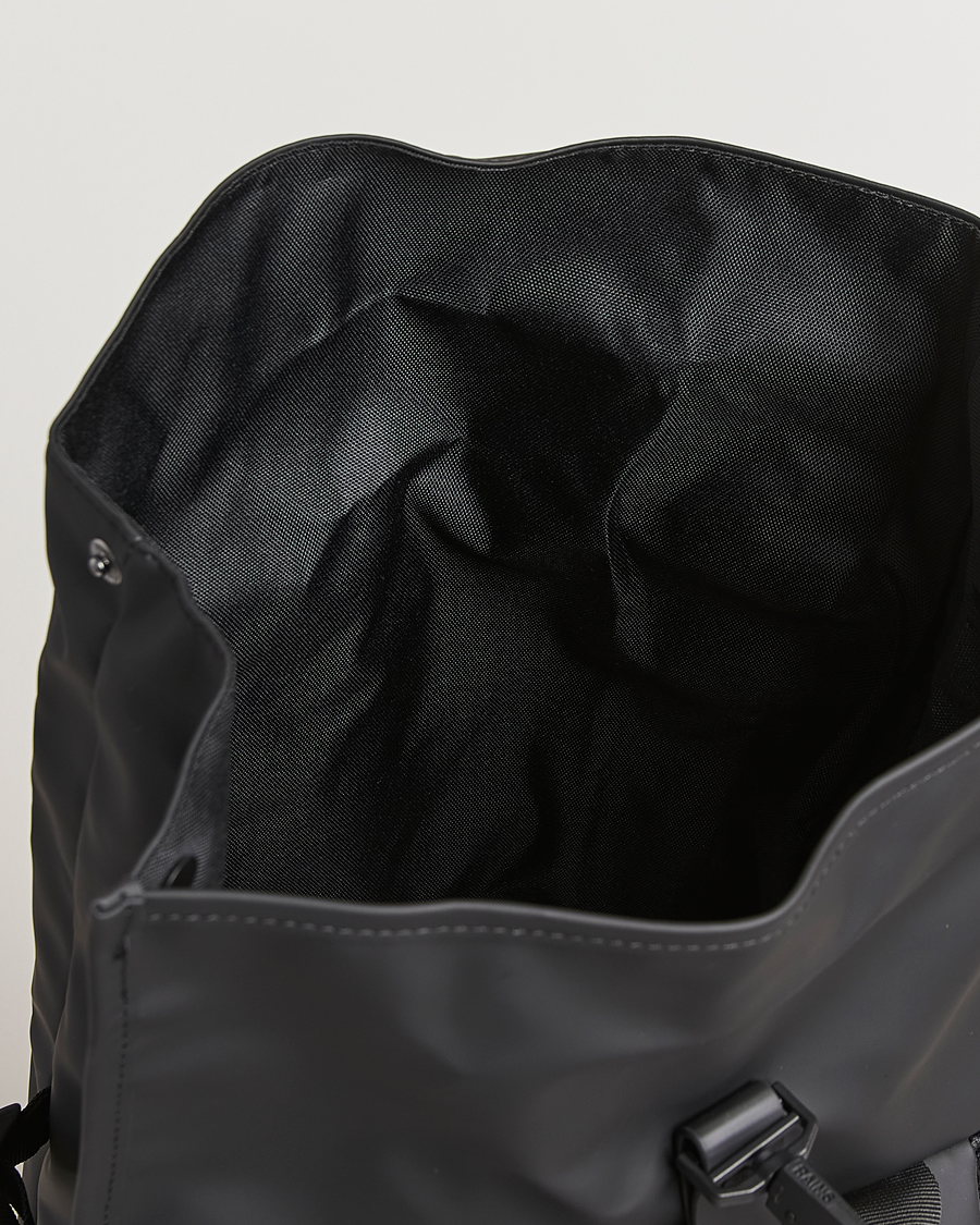 Homme | RAINS Rolltop Large Rucksack Black | RAINS | Rolltop Large Rucksack Black