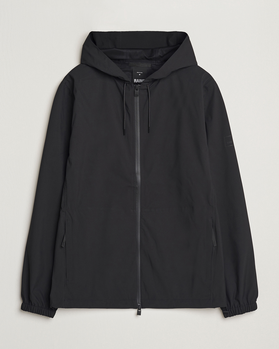 Homme | Manteaux Et Vestes | RAINS | Suva Hooded Waterproof Jacket Black